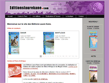 Tablet Screenshot of editionslaurekane.com